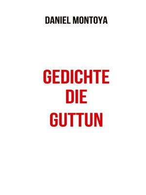 cover image of Gedichte, die guttun